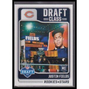 2021 Panini Rookies & Stars #DC-9 Justin Fields Draft Class NEW YORK JETS